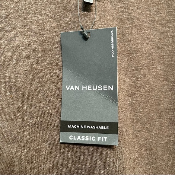 Van Heusen Sweatshirt Heather Brown Large NWT - Picture 2 of 7